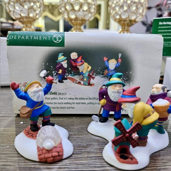 Department 56 Tee Time Elves - Picture 2 of 7